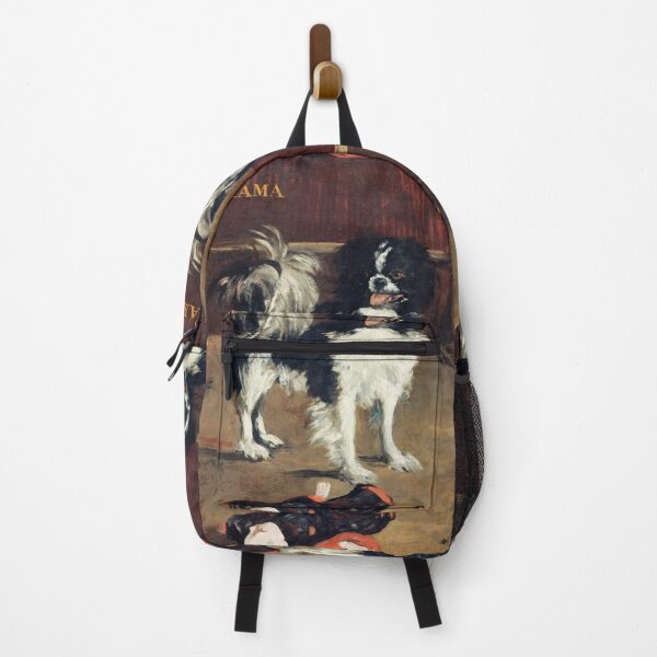 Item preview, Oil Painting Tama, the Japanese Dog (c.1875) by Edouard Manet designed and sold by Designedbysm.