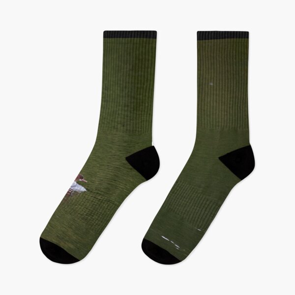 Item preview, Goosander on green designed and sold by Jouko Lehto Photography.