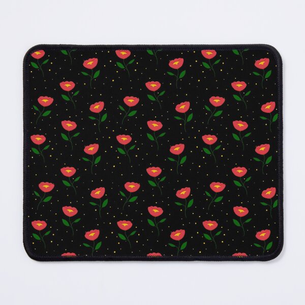 Item preview, Classic red flowers and yellow spots pattern designed and sold by RafaelLima7.