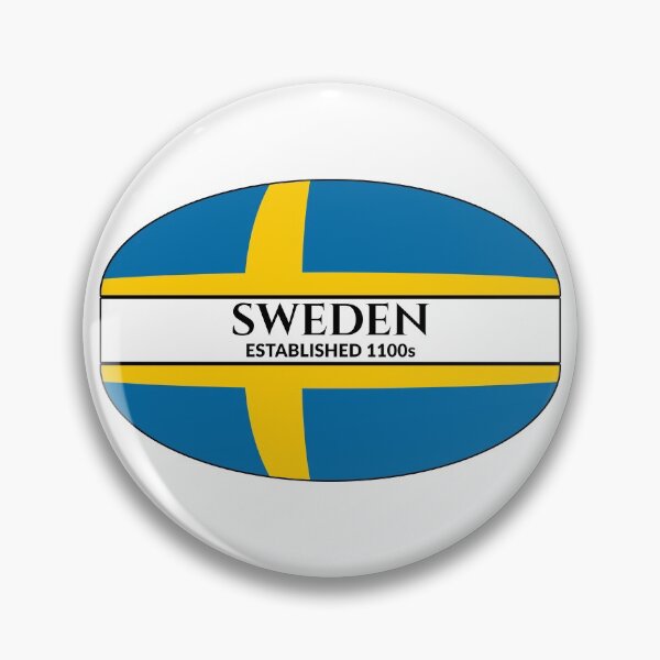 Item preview, Sweden Established 1100s Swedish Flag designed and sold by Worldesigns by Artsiren.