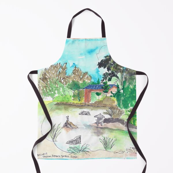 Item preview, Landscape Sketch Shoyoen Japanese Garden designed and sold by Mimi Huang.