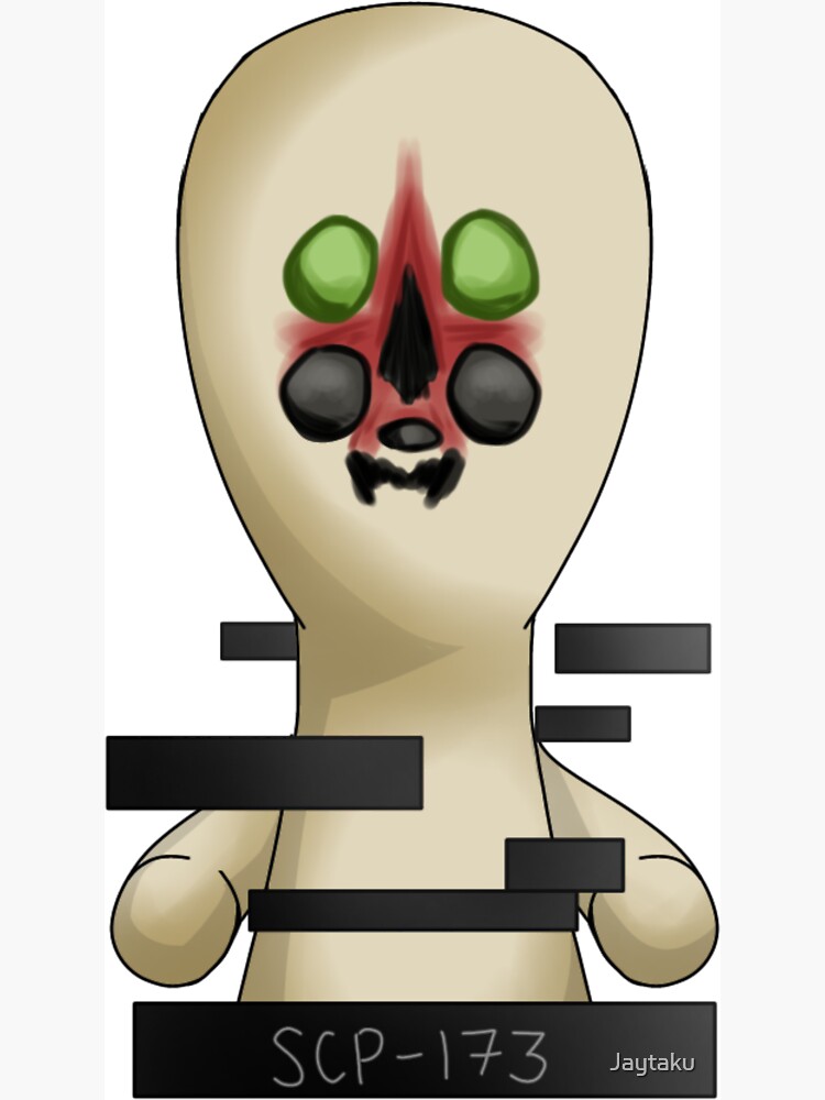 SCP-173 Chibi Greeting Card for Sale by Foxcada