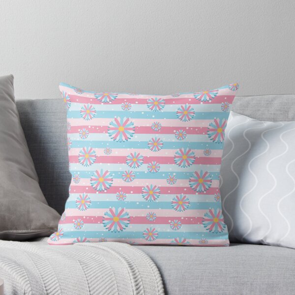 Item preview, Classic colorful flowers on stripes pattern designed and sold by RafaelLima7.