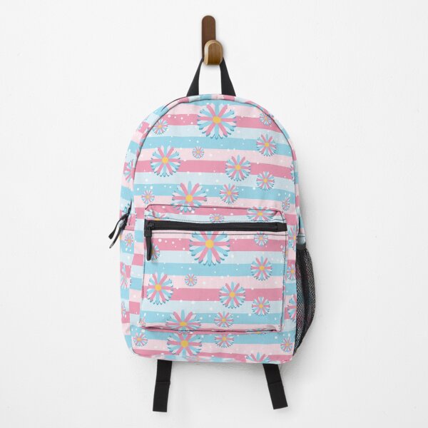 Item preview, Classic colorful flowers on stripes pattern designed and sold by RafaelLima7.