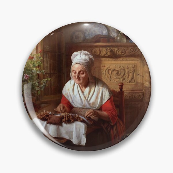 Item preview, The Lace Maker by Josephus Laurentius Dyckmans Classical Art Xzendor7 Old Masters Reproductions designed and sold by Xzendor7 Digital Art Creations.