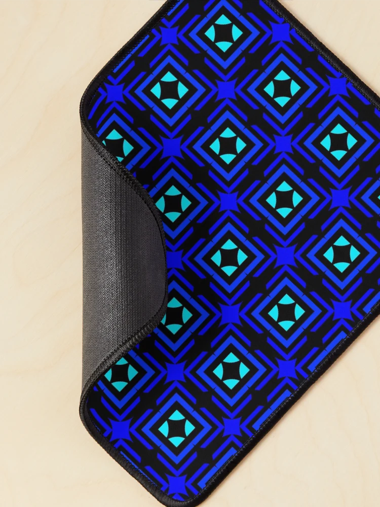 Thumbnail 2 of 5, Mouse Pad, Geometric Patterns With Blue Color designed and sold by ClassyPatterns.