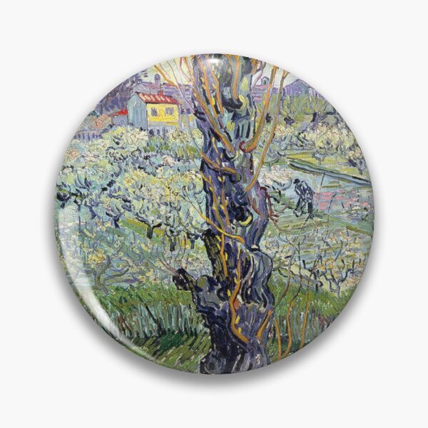 Item preview, View of Arles, Flowering Orchards, 1889 by Vincent Van Gogh designed and sold by GentlyUsedLamp.