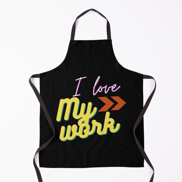 Item preview, I love my work sticker designed and sold by Mergani Art.