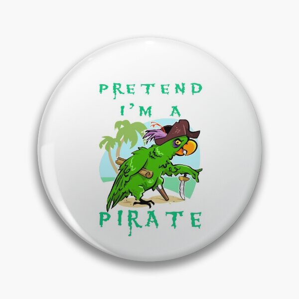 Item preview, Pretend I'm a Pirate Green Parrot Peg Leg Halloween Costume designed and sold by KeysTreasures.