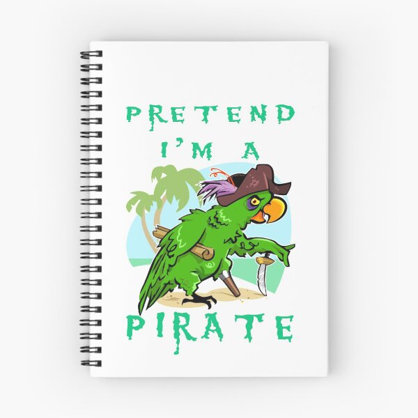 Item preview, Pretend I'm a Pirate Green Parrot Peg Leg Halloween Costume designed and sold by KeysTreasures.