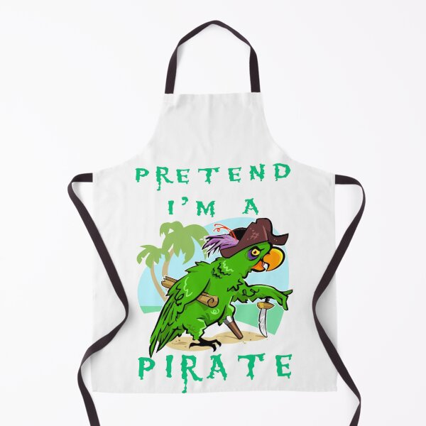 Item preview, Pretend I'm a Pirate Green Parrot Peg Leg Halloween Costume designed and sold by KeysTreasures.