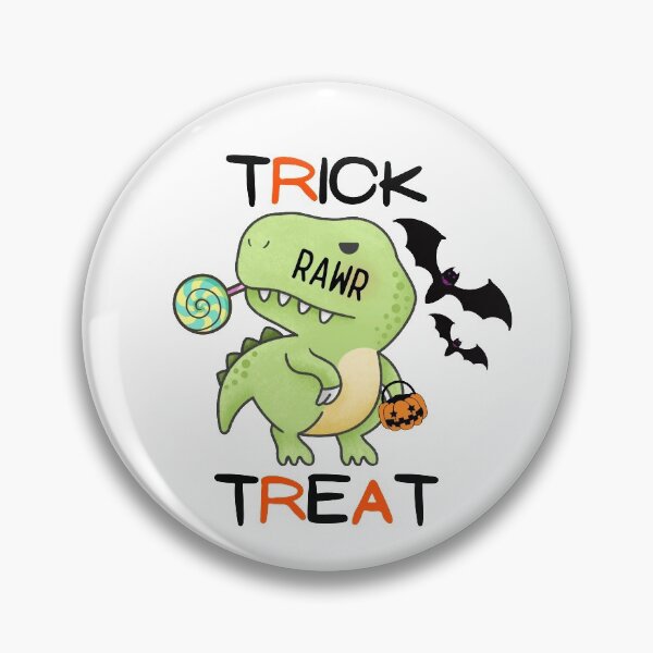 Item preview, Trick Rawr Treat - Halloween Dinosaur designed and sold by CreativeMansion.