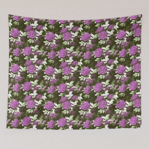 Item preview, Classic purple roses pattern designed and sold by RafaelLima7.