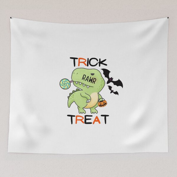 Item preview, Trick Rawr Treat - Halloween Dinosaur designed and sold by CreativeMansion.