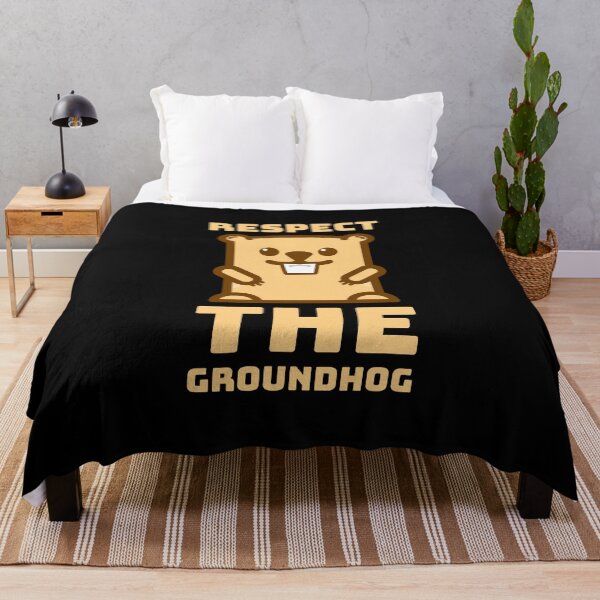 Item preview, Respect The Groundhogs - Funny designed and sold by Neggan.