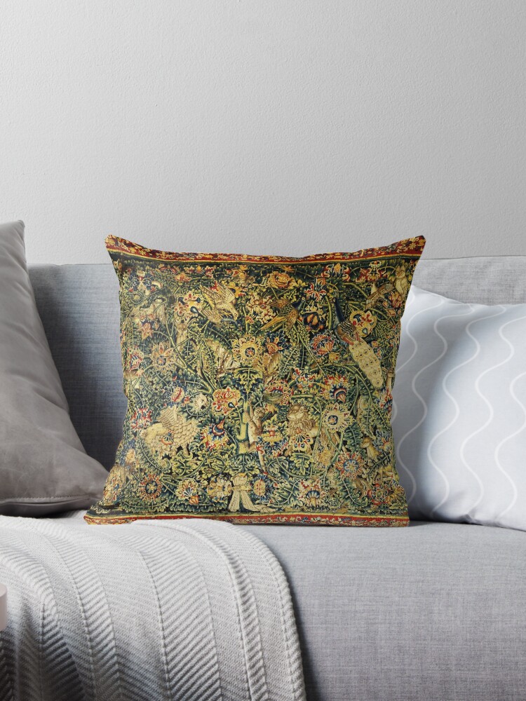 Griffin Linen Grey Decorative Pillow