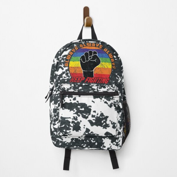 Item preview, Always keep fighting raised fist blackpower colorful designed and sold by steven8899.