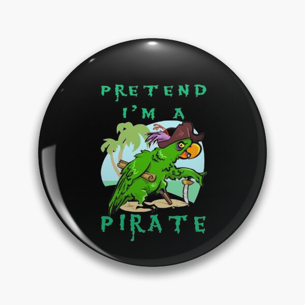 Item preview, Pretend I'm a Pirate Green Parrot Peg Leg Halloween Costume designed and sold by KeysTreasures.