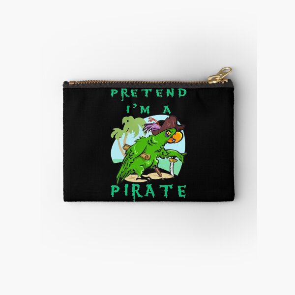 Item preview, Pretend I'm a Pirate Green Parrot Peg Leg Halloween Costume designed and sold by KeysTreasures.