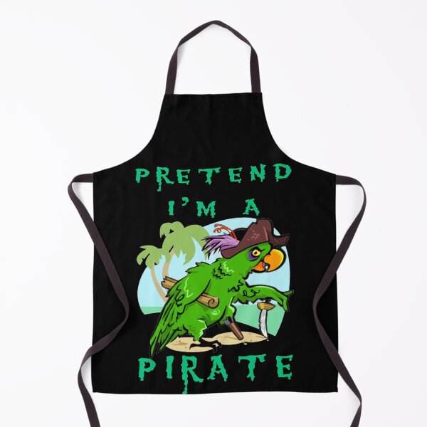 Item preview, Pretend I'm a Pirate Green Parrot Peg Leg Halloween Costume designed and sold by KeysTreasures.