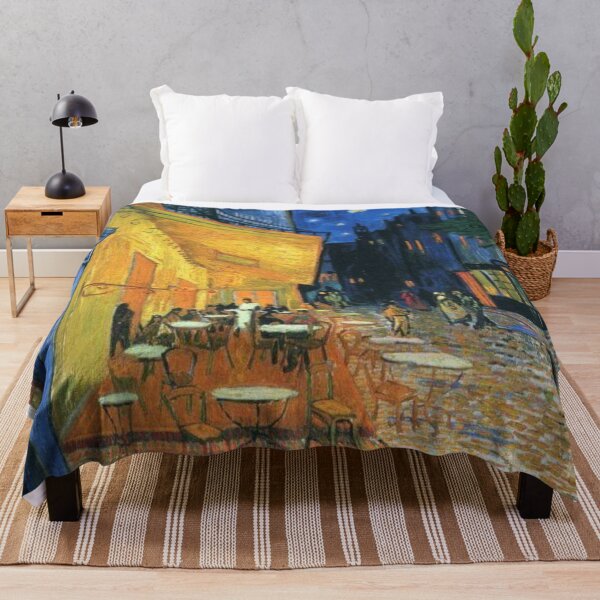 Item preview, Café Terrace at Night, 1888 by Vincent Van Gogh designed and sold by GentlyUsedLamp.