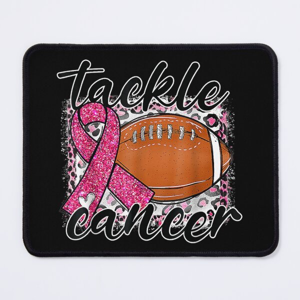Item preview, Women Breast Cancer Awareness Tackle Cancer Football designed and sold by ToddJJJ.