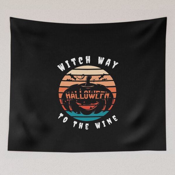 Item preview, Witch Way To The Wine T-shirt, funny halloween t-shirt, Gift for halloween. designed and sold by mHmShop.