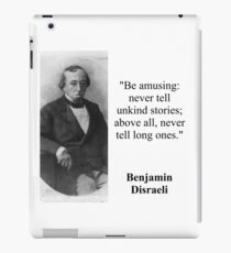 Be Amusing - Disraeli iPad Case/Skin
