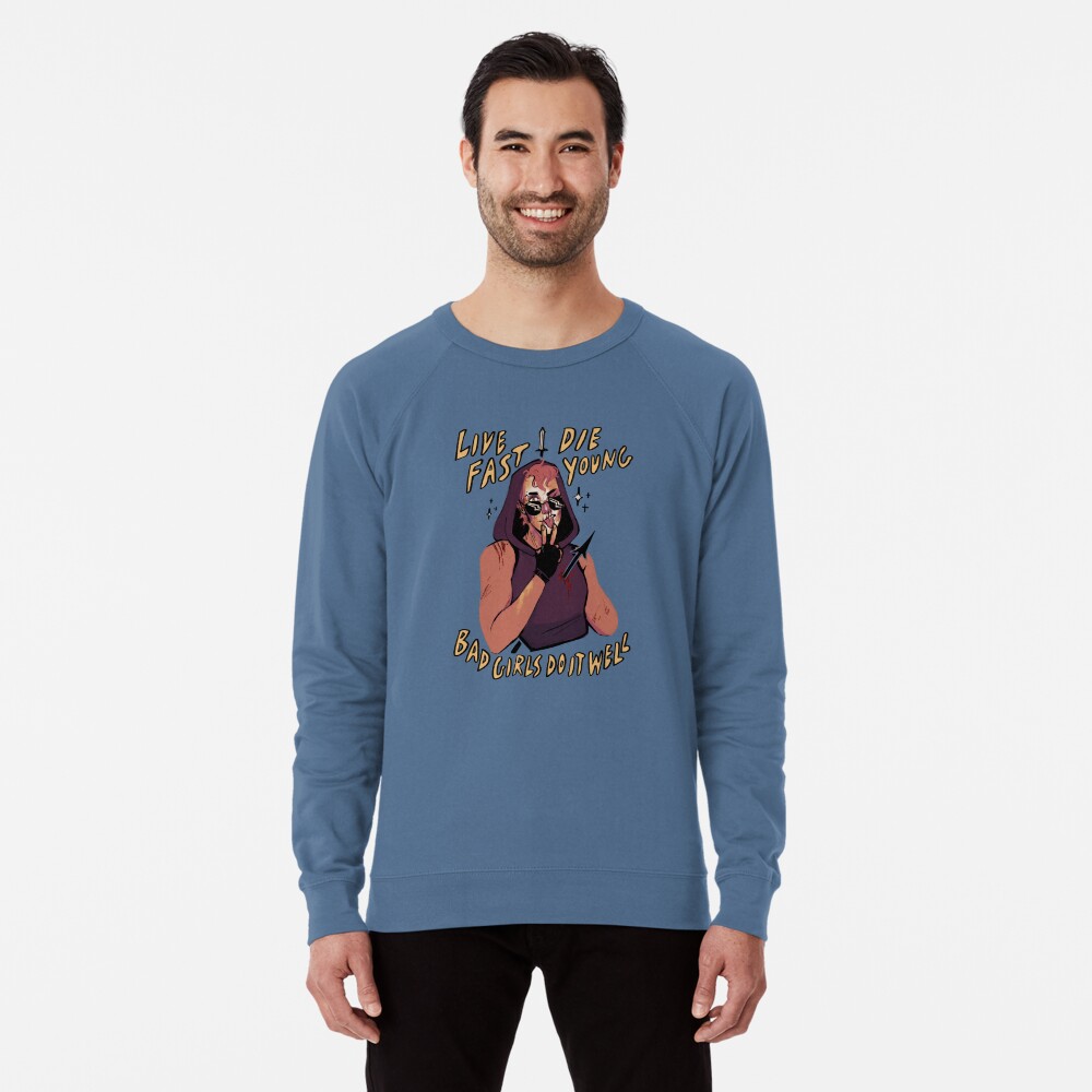 Item preview, Lightweight Sweatshirt designed and sold by corvophobia.