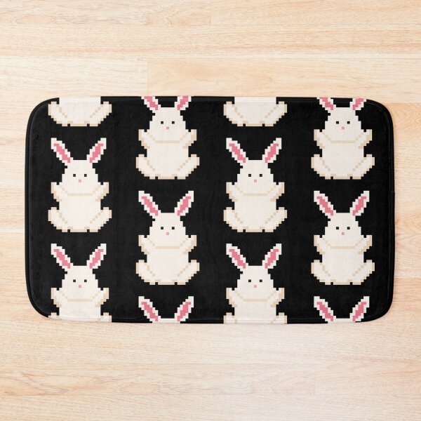 Aperçu de l'œuvre Lapin Kawaii 8 bits créée et vendue par TamGustam.