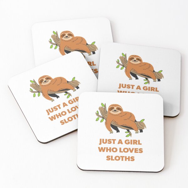 Item preview, Just a girl who loves sloths designed and sold by art-fox.