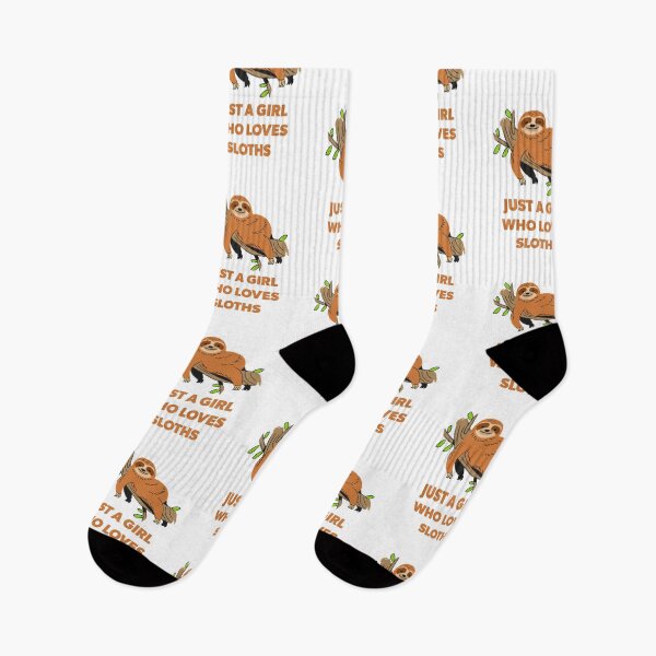 Item preview, Just a girl who loves sloths designed and sold by art-fox.
