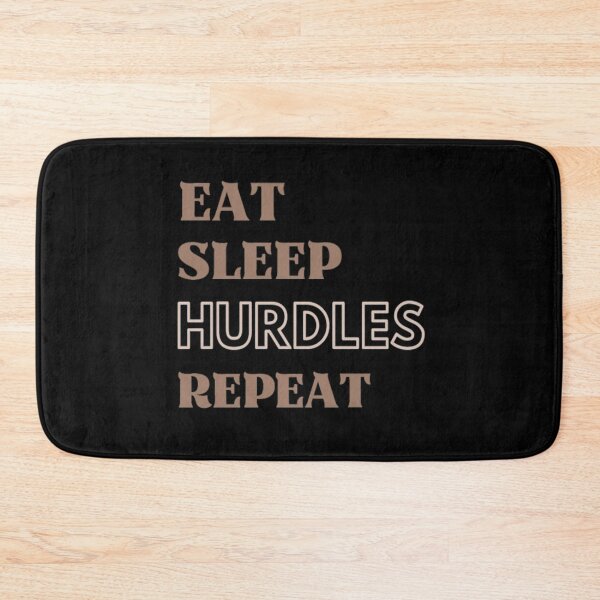 Item preview,  Eat Sleep Hurdles Repeat Funny Athletes Saying designed and sold by Simi2020.