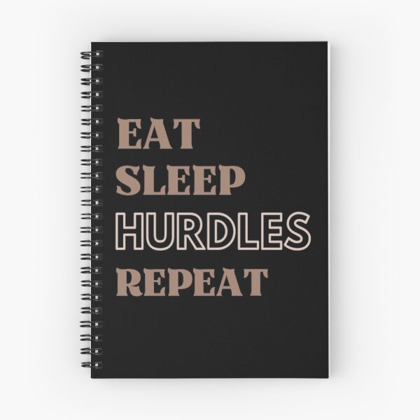 Item preview,  Eat Sleep Hurdles Repeat Funny Athletes Saying designed and sold by Simi2020.
