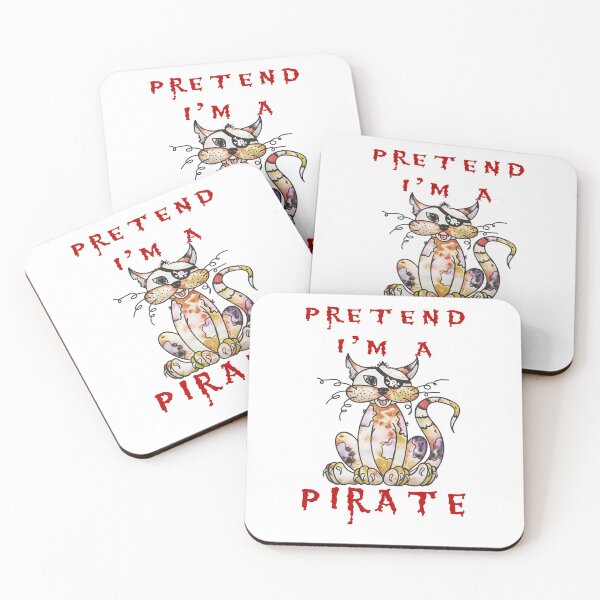 Item preview, Pretend I'm a Pirate Cat Eye Patch Halloween Costume designed and sold by KeysTreasures.