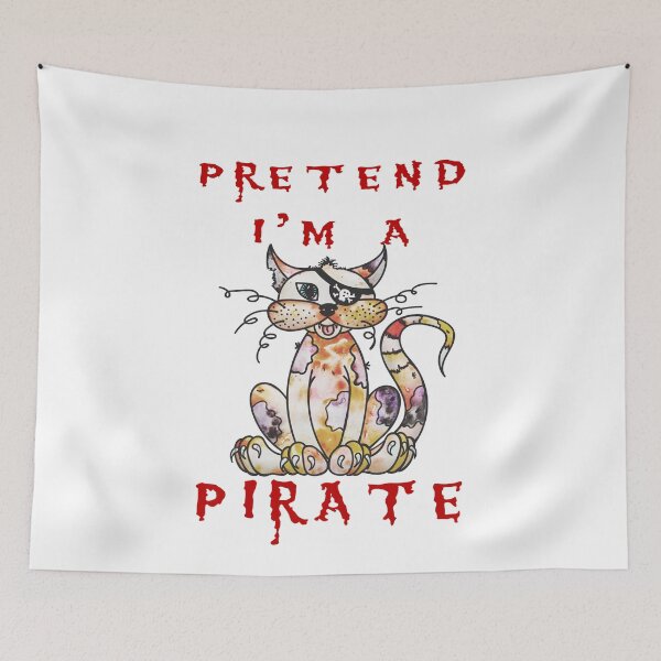 Item preview, Pretend I'm a Pirate Cat Eye Patch Halloween Costume designed and sold by KeysTreasures.