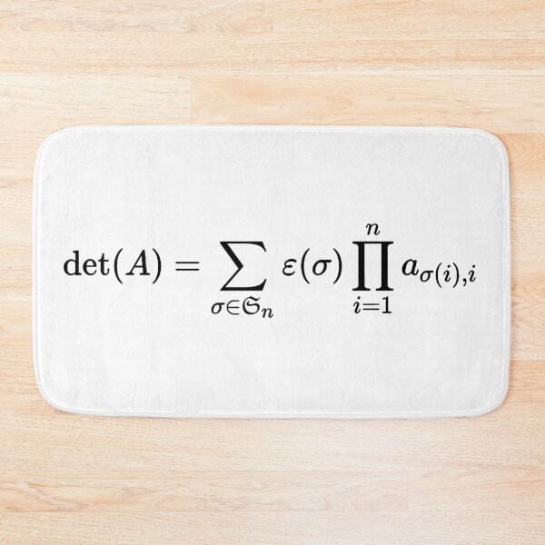 Item preview, definition of the determinant, math and linear algebra fundamentals designed and sold by NoetherSym.