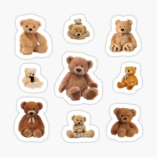 Teddy Bear Sticker Pack Sticker For Sale By Starseedgems Redbubble