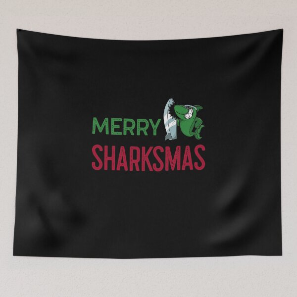 Item preview, Merry Sharksmas - Funny designed and sold by Neggan.