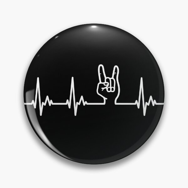 Item preview, My heart beats for heavy metal designed and sold by samshirts.