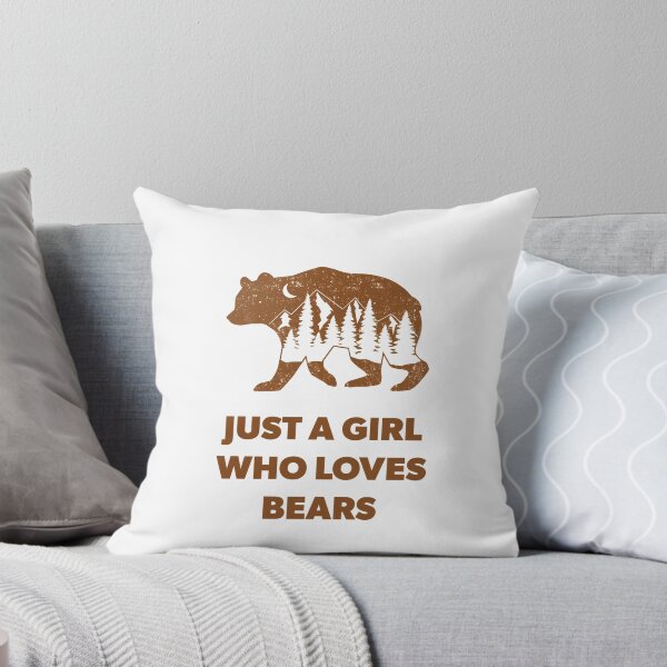 Item preview, Just a girl who loves bears designed and sold by art-fox.
