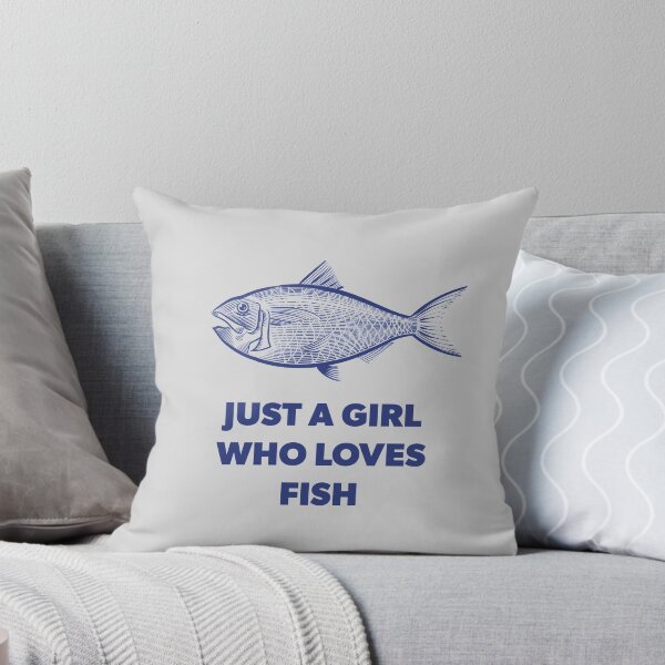 Aperçu de l'œuvre Juste une fille qui aime le poisson créée et vendue par art-fox.
