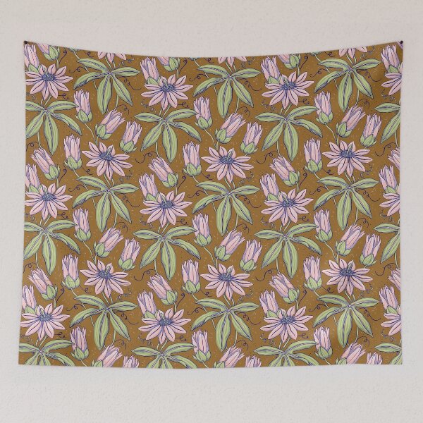 Item preview, Strange but beautiful pink flowers pattern designed and sold by RafaelLima7.