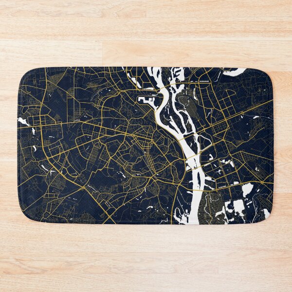 Item preview, Kyiv City Map of Ukraine - Gold Art Deco designed and sold by deMAP.