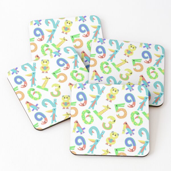 Item preview, Playful rainbow colorful numbers 1-9 for kids designed and sold by Chinxi.