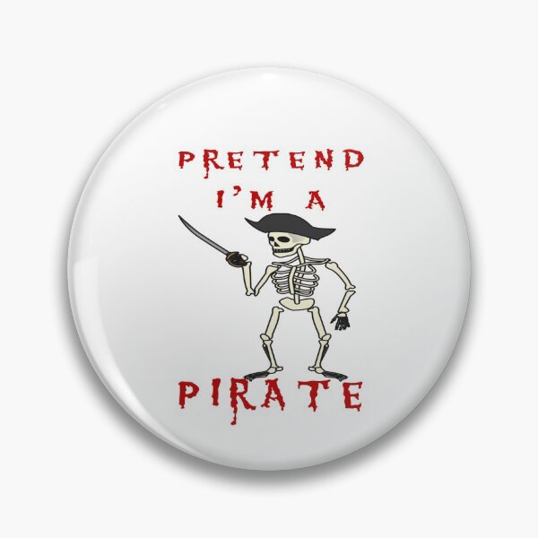 Item preview, Pretend I'm a Pirate Skeleton Halloween Costume designed and sold by KeysTreasures.