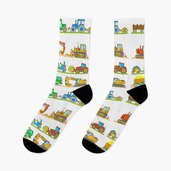 Item preview, Digger Tractor Truck Hay Baler Bulldozer Construction Farm Vehicles for Kids  designed and sold by samshirts.