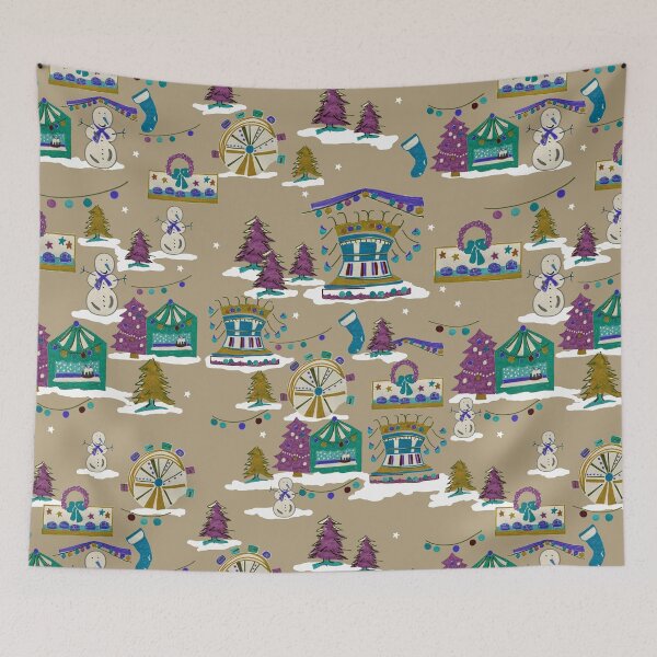 Item preview, Sandy Fairground Toile designed and sold by Claireybean.