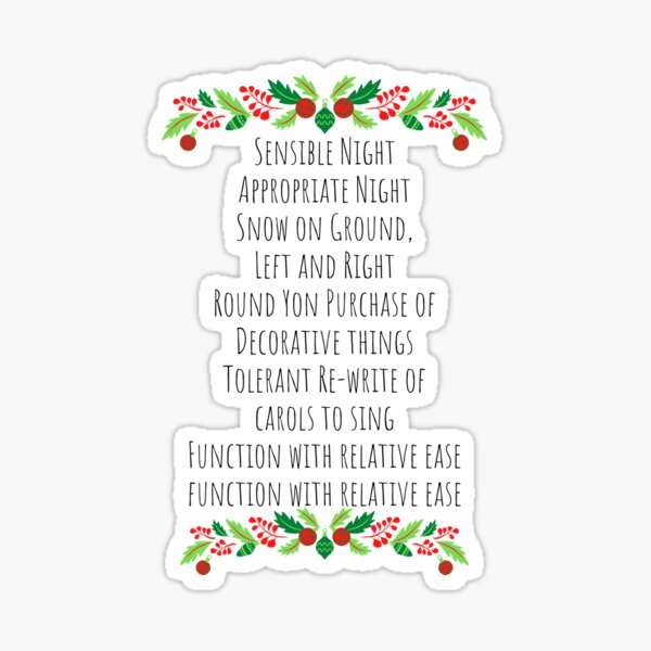 Item preview, Community Christmas Carol S1E12 Comparative Relgion designed and sold by thefinishedswan.