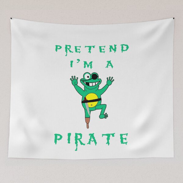 Item preview, Pretend I'm a Pirate Frog Halloween Costume designed and sold by KeysTreasures.